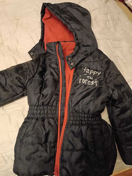 Kurtka zimowa 110-116 dziewczęca