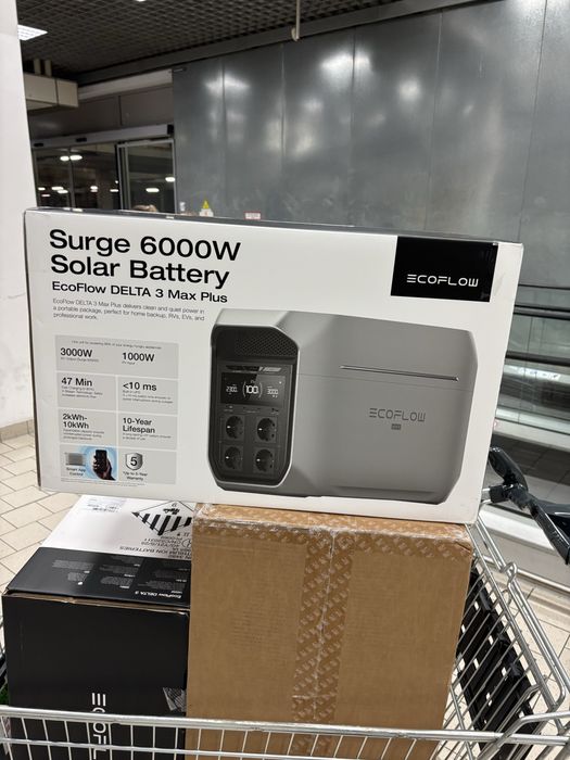 Зарядна станція EcoFlow Delta 3 Max Plus 2048 вт*год LiFePo4 НОВИНКА