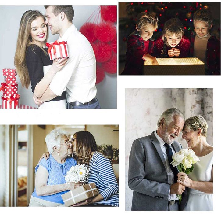 Cudowna Róża w Szkle Podświetlona Prezent Dla Dziewczyny DZIEŃ MATKI