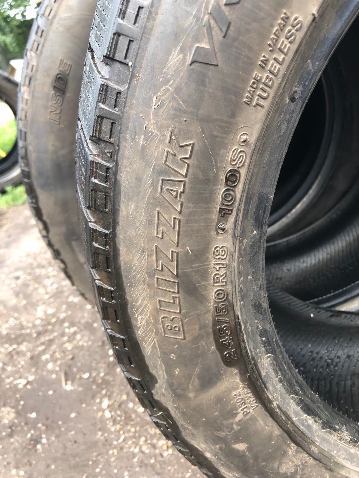 Ризина 245/50/18 Bridgestone blizzak (зима)