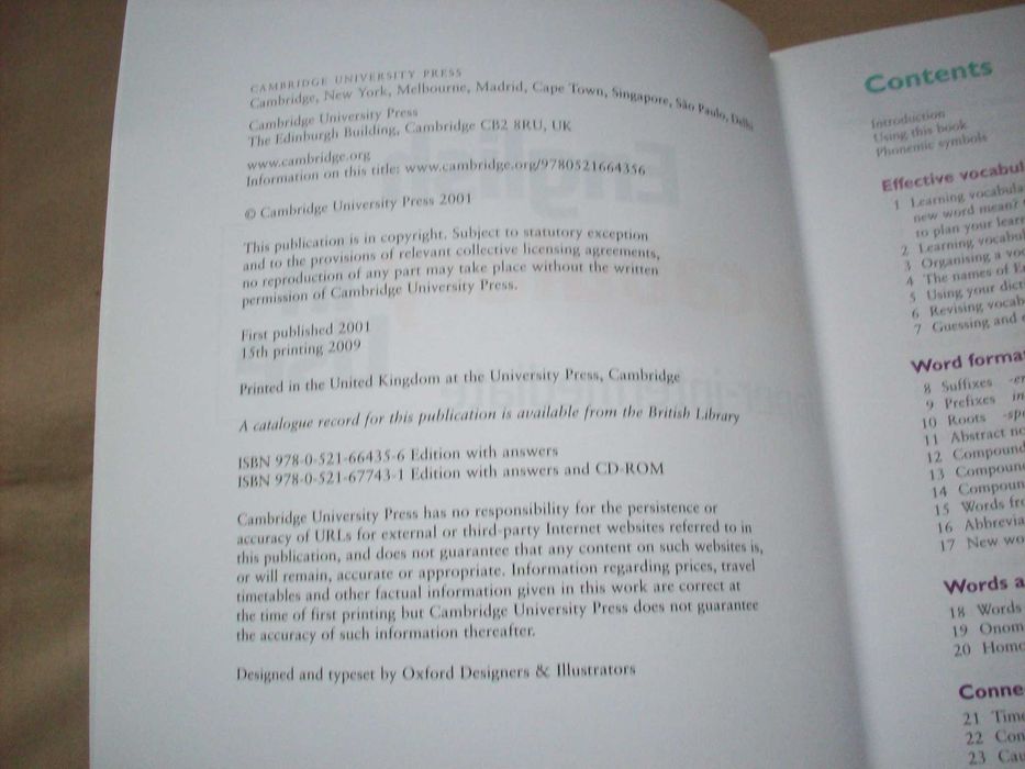 English Vocabulary in Use. Upper-Intermediate. McCarthy & O'Dell.