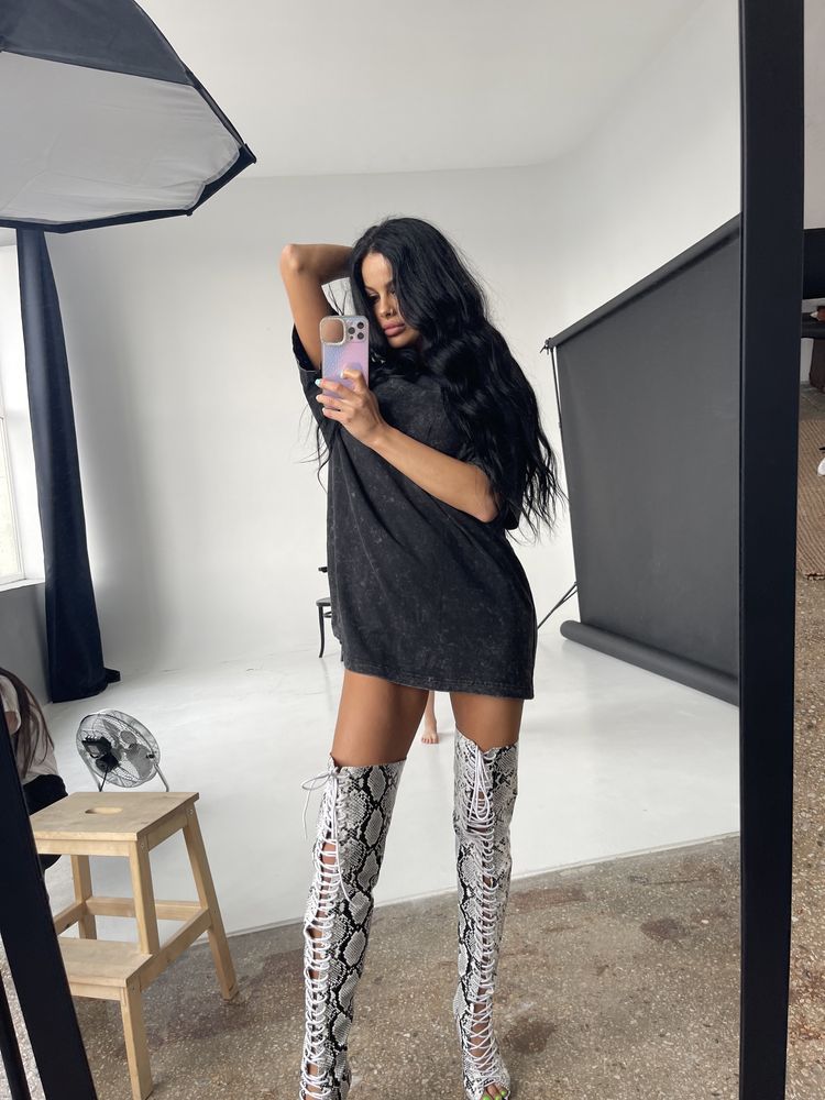 Літні ботфорти prettylittlething летние сапоги prettylittlething