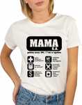Koszulka Damska T-shirt Bluzka Prezent Dzień Matki Mamy Rodziców Mama