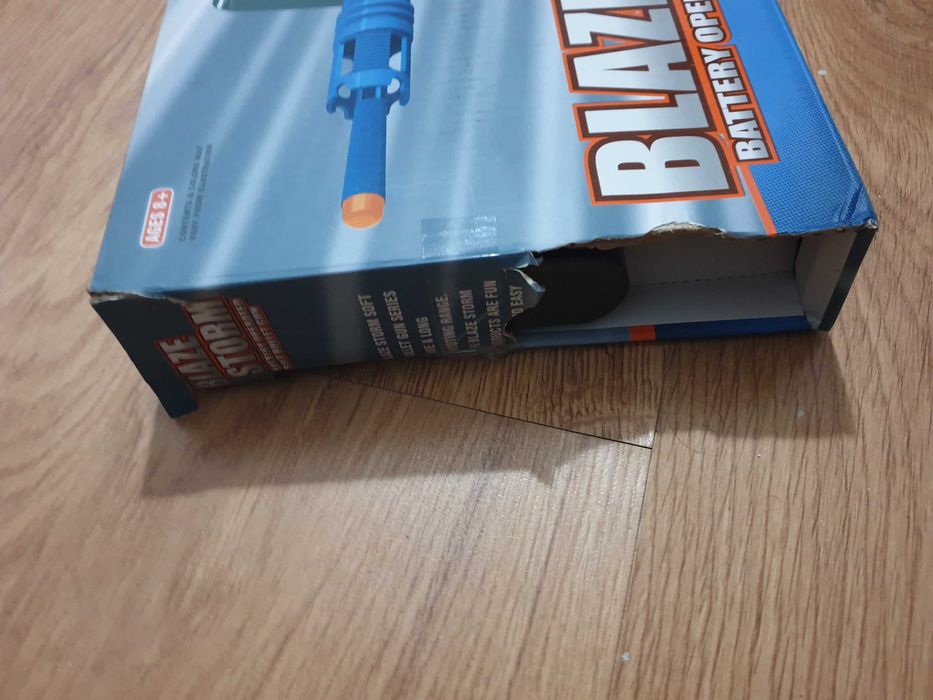 Pistolet Karabin Blaze storm Niebieski + naboje