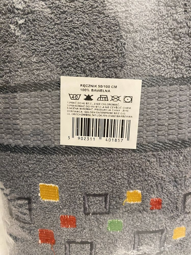 Komplet zestaw 6 ręczników łazienkowych 50/100 cm - 100% bawełna