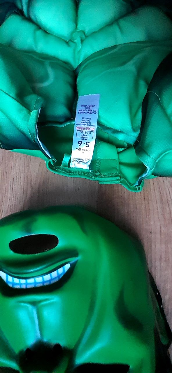 Hulk avengers Marvel hasbro strój karnawałowy george 5-6 lat