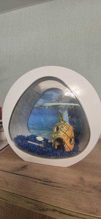 Продам Акваріум SunSun білий 6 л 34x16x32 см YA-02