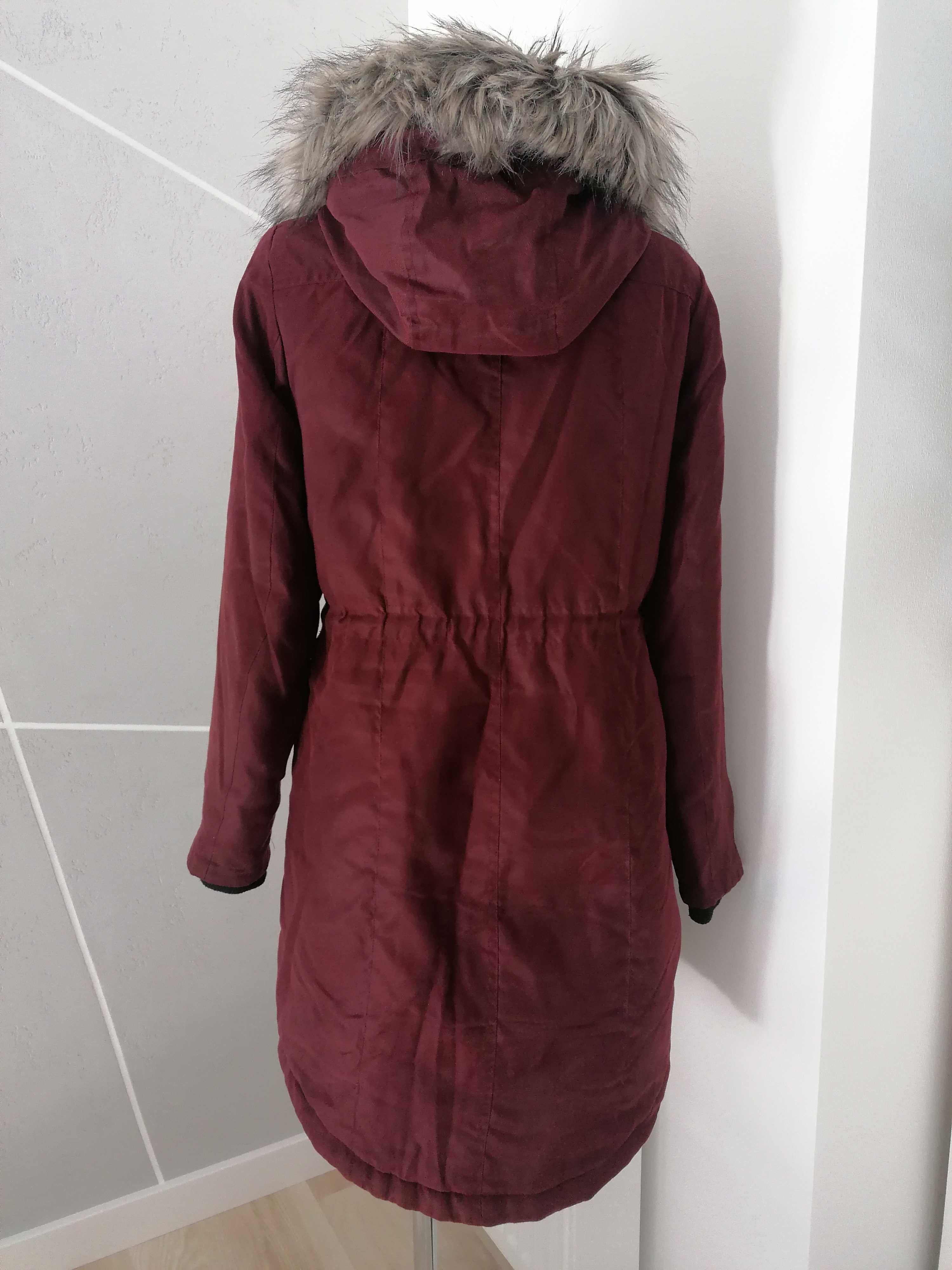 Kurtka, parka ocieplana House, bordowa