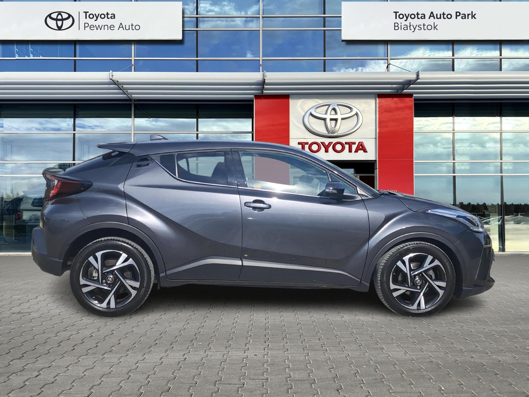 Toyota C-HR 1.8 Hybrid Style, Serwis ASO, Salon PL, Gwarancja 03/2027, FV VAT23%