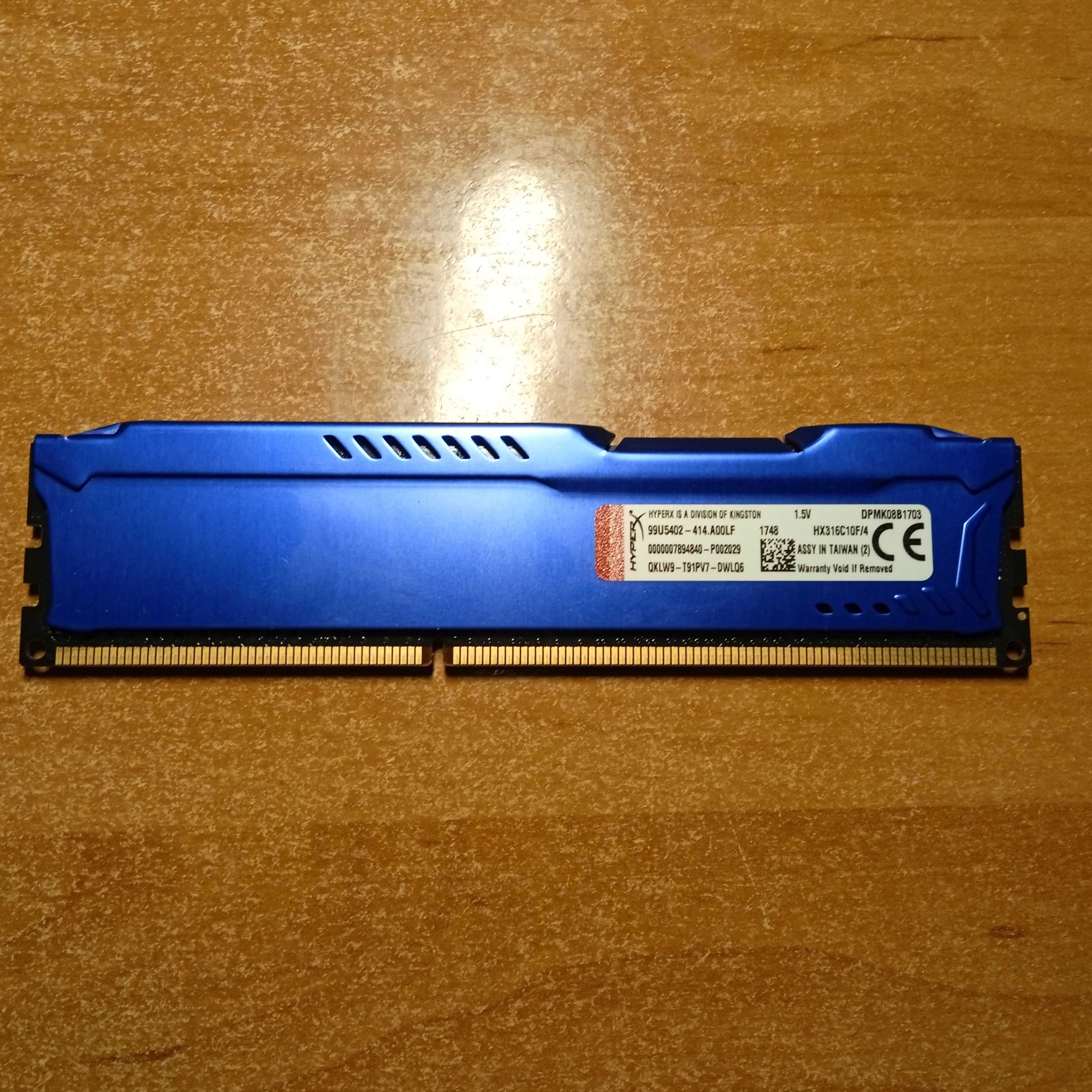 Pamięć RAM 4GB DDR3 HyperX