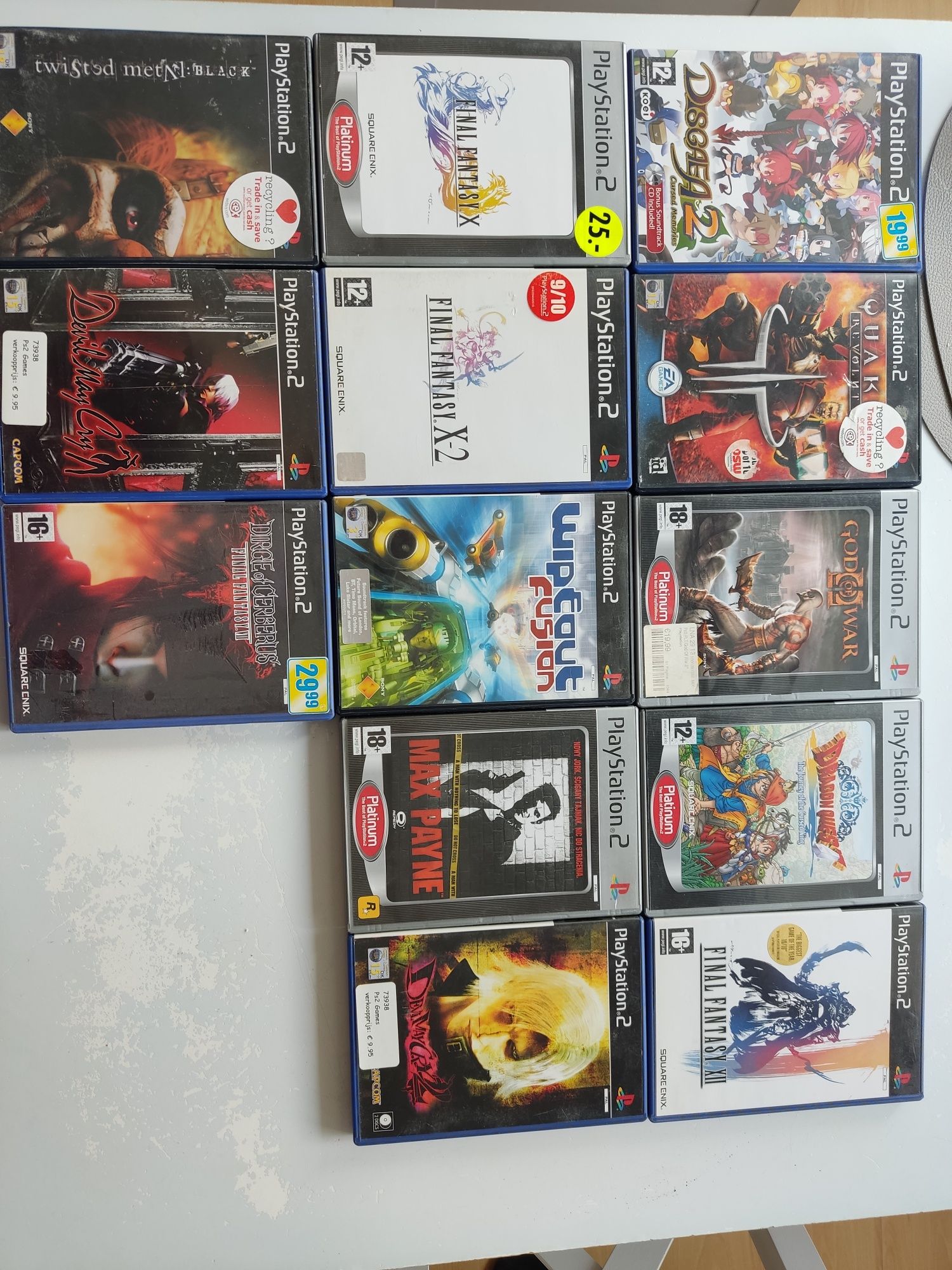 Kolekcja gier PlayStation 2