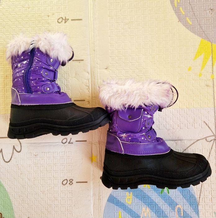 Зимові чоботи на дівчину розмір 33 чобітки черевикі