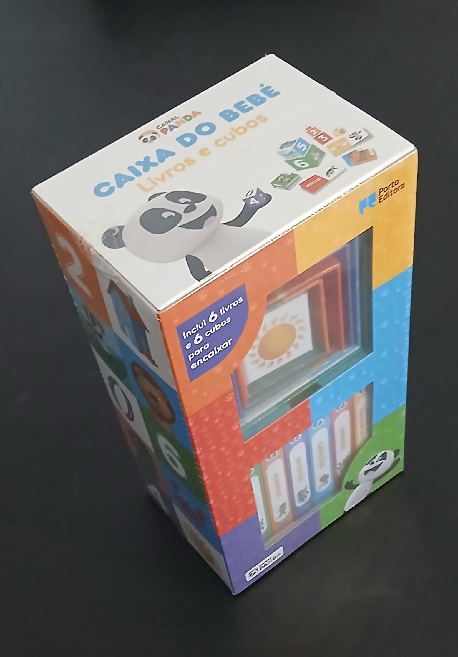 Canal Panda - Caixa do bebé - Livros e cubos (embalado, novo)