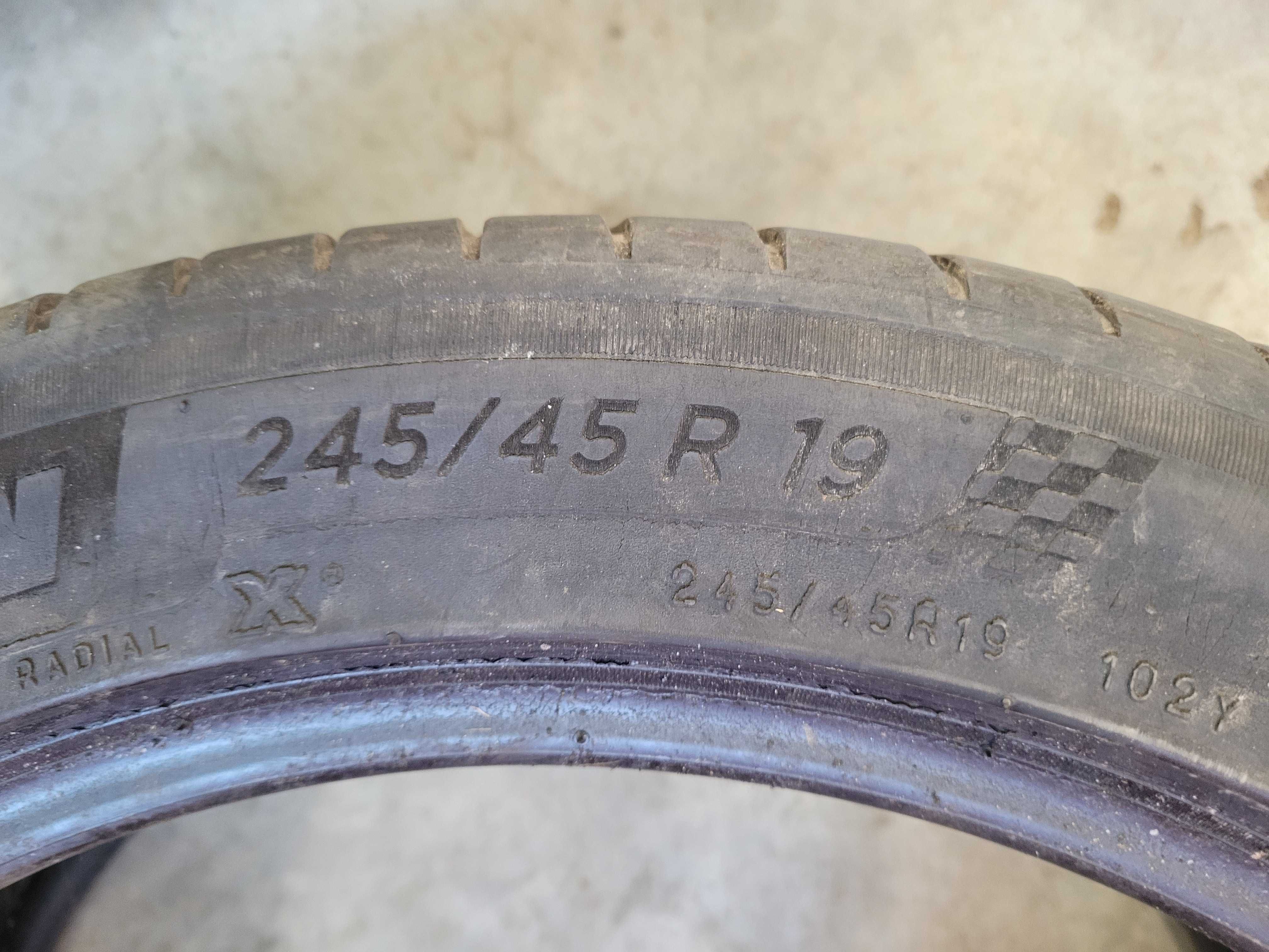 opony 245 / 45 19 michelin 2 sztuki