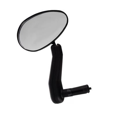 Lusterko rowerowe lewe regulowane czarne