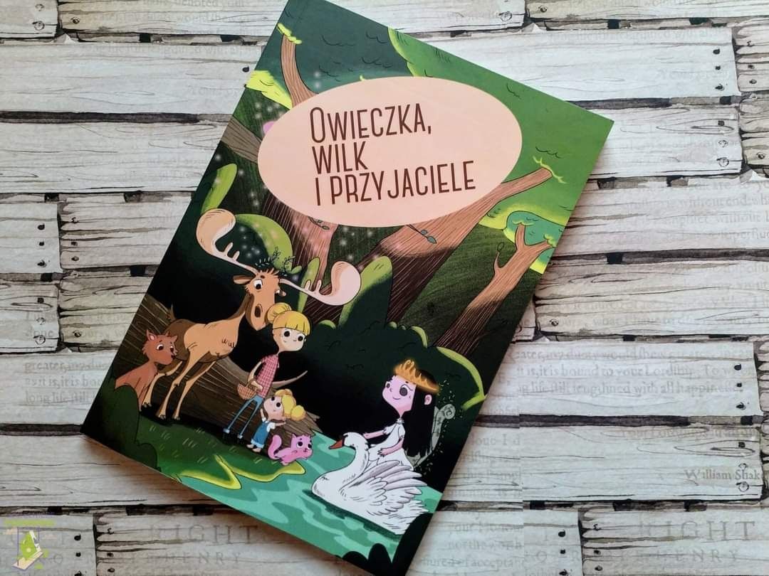 Książka dla dzieci  "Owieczka, Wilk I Przyjaciele "