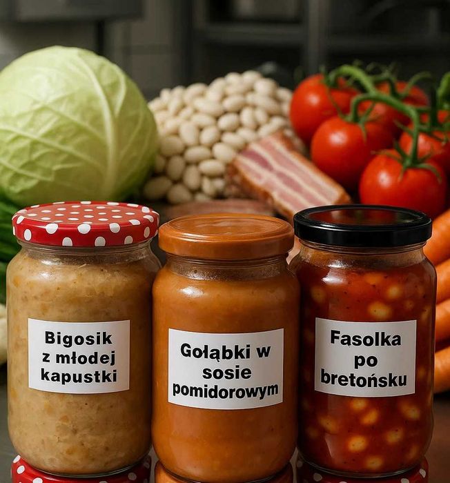 Obiady słoiki zestaw (weki) 14 szt. x 0,9 l wysyłka paczka termiczna