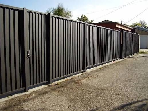 Забор из профнастила, калитки, ворота