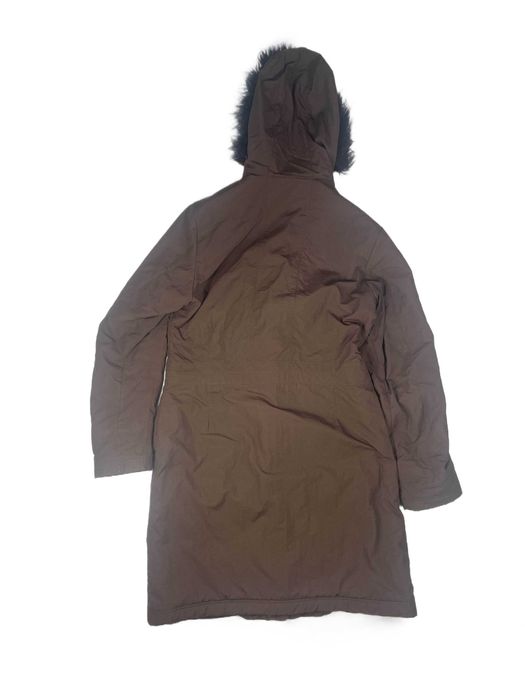 Nike ACG brązowe długa kurtka płaszczykowa damska zimowa