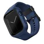 Zestaw UNIQ Monos 2 w 1 pasek + etui na Apple Watch 45 / 44 mm - niebi