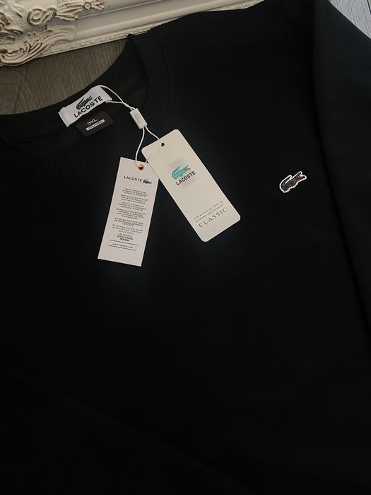 Світшот Lacoste, кофта lacoste, лакосте