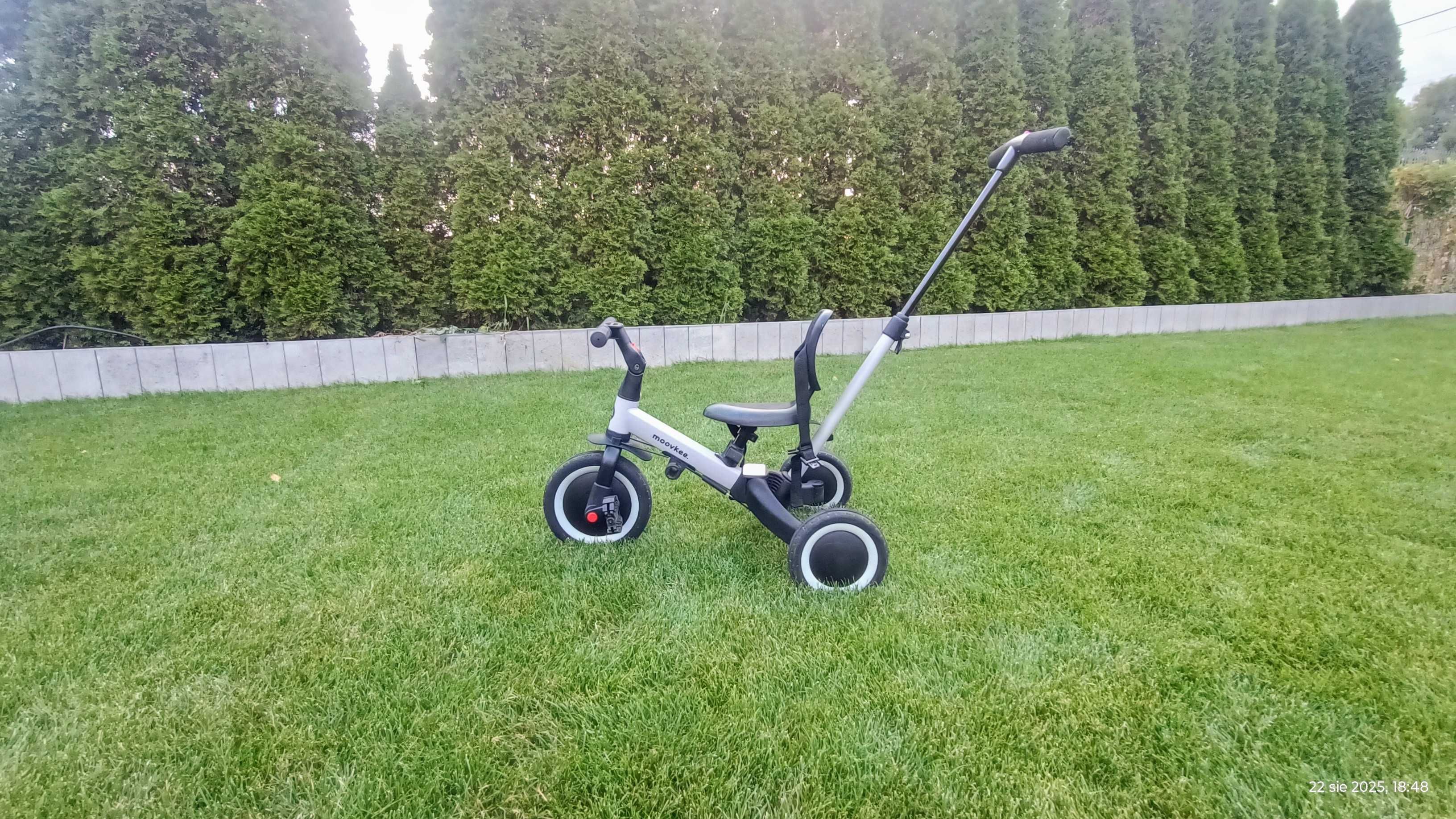 Rowerek MOOVKEE Mike 6w1 biegowy, na pedały, pchacz wózek