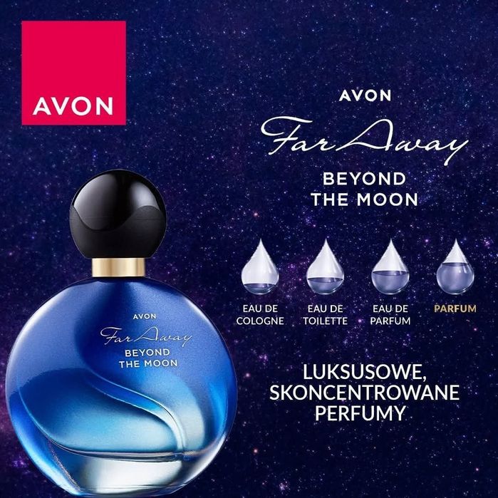 Odsprzedam perfumy Avon Far Away Beyond The Moon 50ml