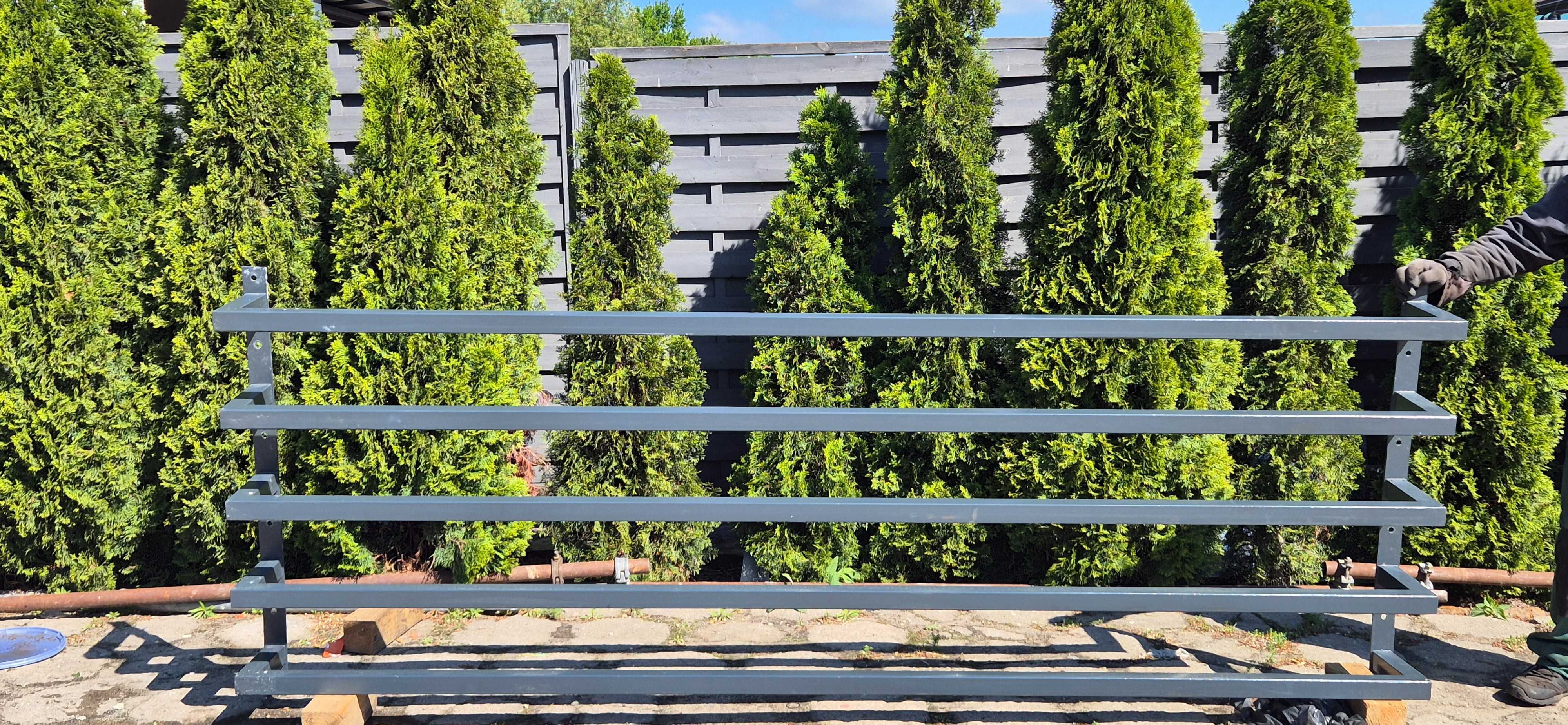 Balustrada francuska, Barierka, Antracyt, ocynk, wym.300 x 100x 25.