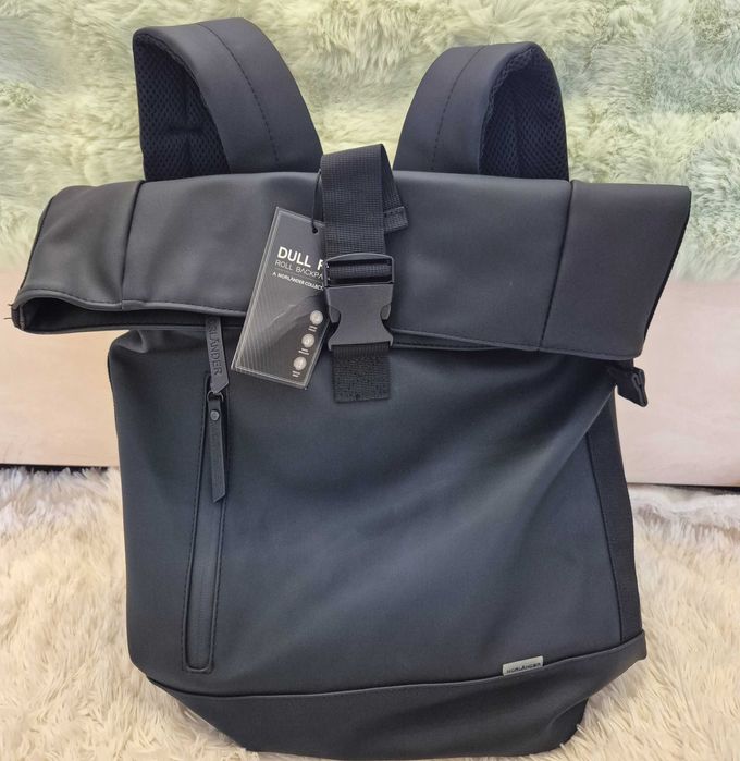 Чорний міський рюкзак rolltop \NORLÄNDER\Швеція\новий
