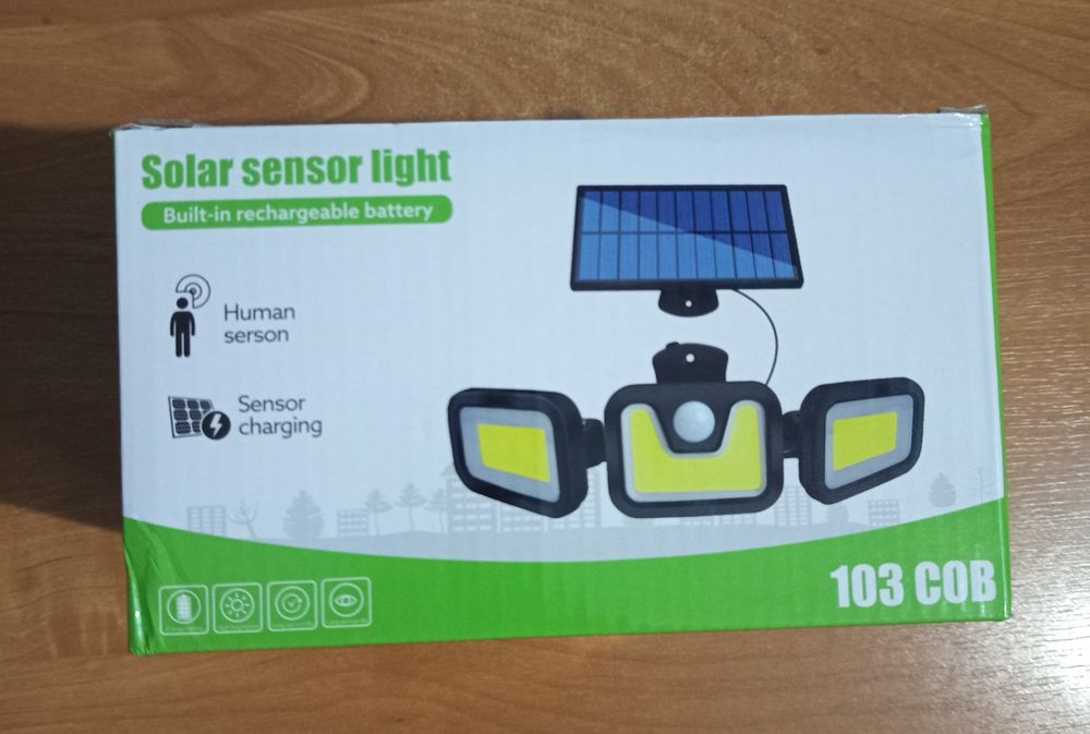 LAMPA SOLARNA LED 4w1 Zewnetrzna Uliczna Czujnik Ruchu Zmierzchu