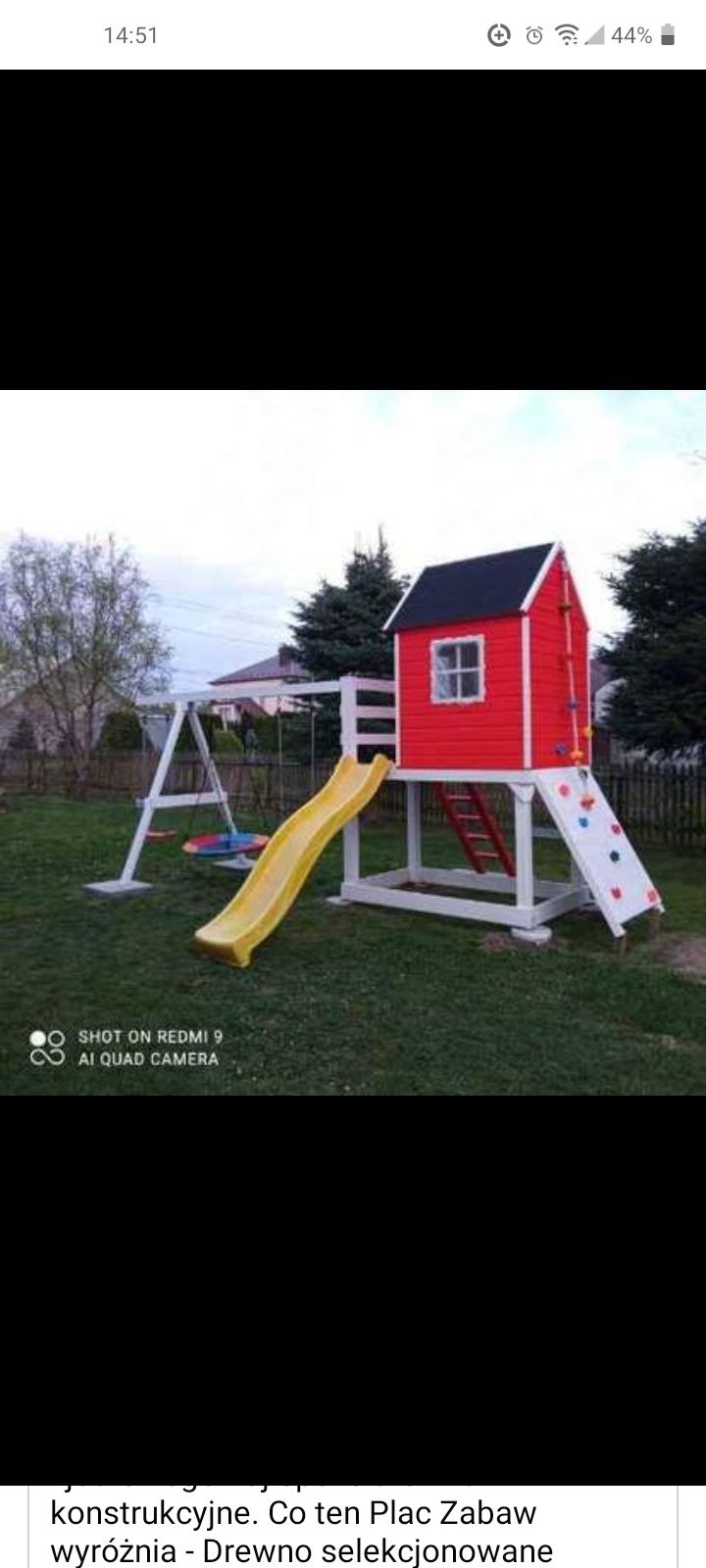 Domek dla dzieci Plac zabaw