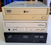 Napędy CD / DVD 3 sztuki (MSI, HP, LG) IDE/ATA