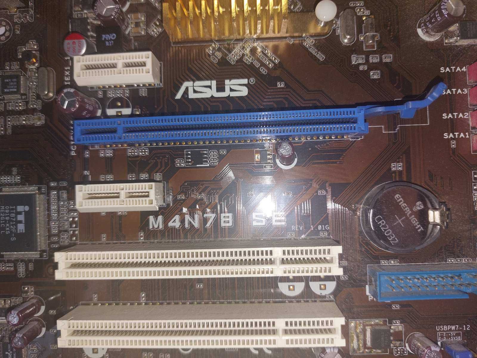 Материнська плата Asus M4N78 SE(AM2+)+ Безбашенный кулер+4gbDDr2+ проц