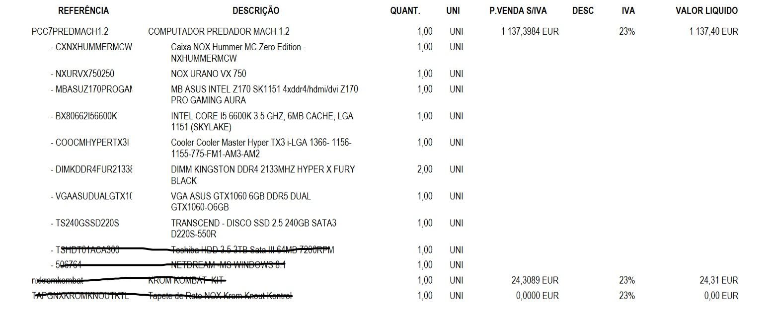 Computador - i5 6600k / gtx 1060 6gb / 16gb ram