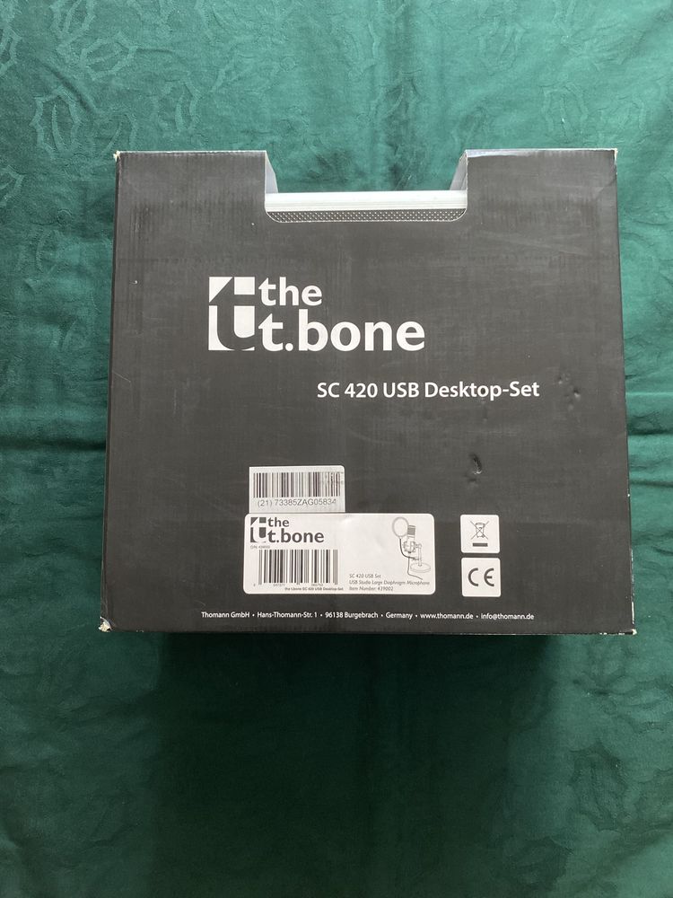 Microfone de estúdio The T.bone