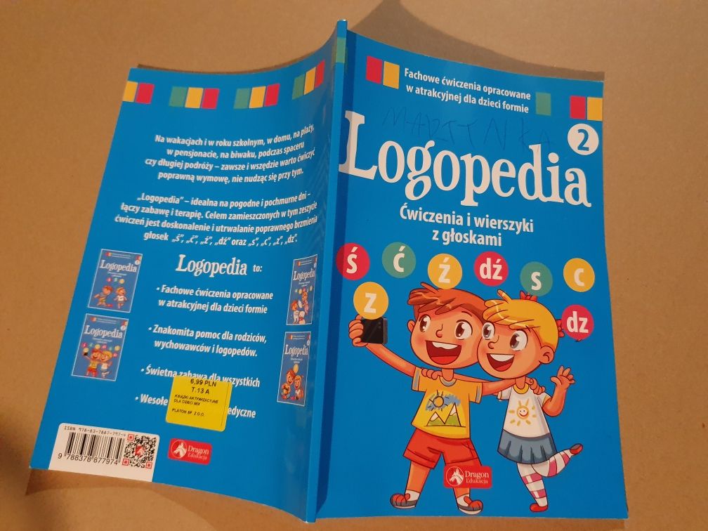 Logopedia 2 - ćwiczenia i wierszyki z głoskami ś, ć, ź i inne