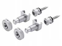 Blokowane zaczepy paska SCHALLER Strap-locky S-Locks M (Satin Chrom)