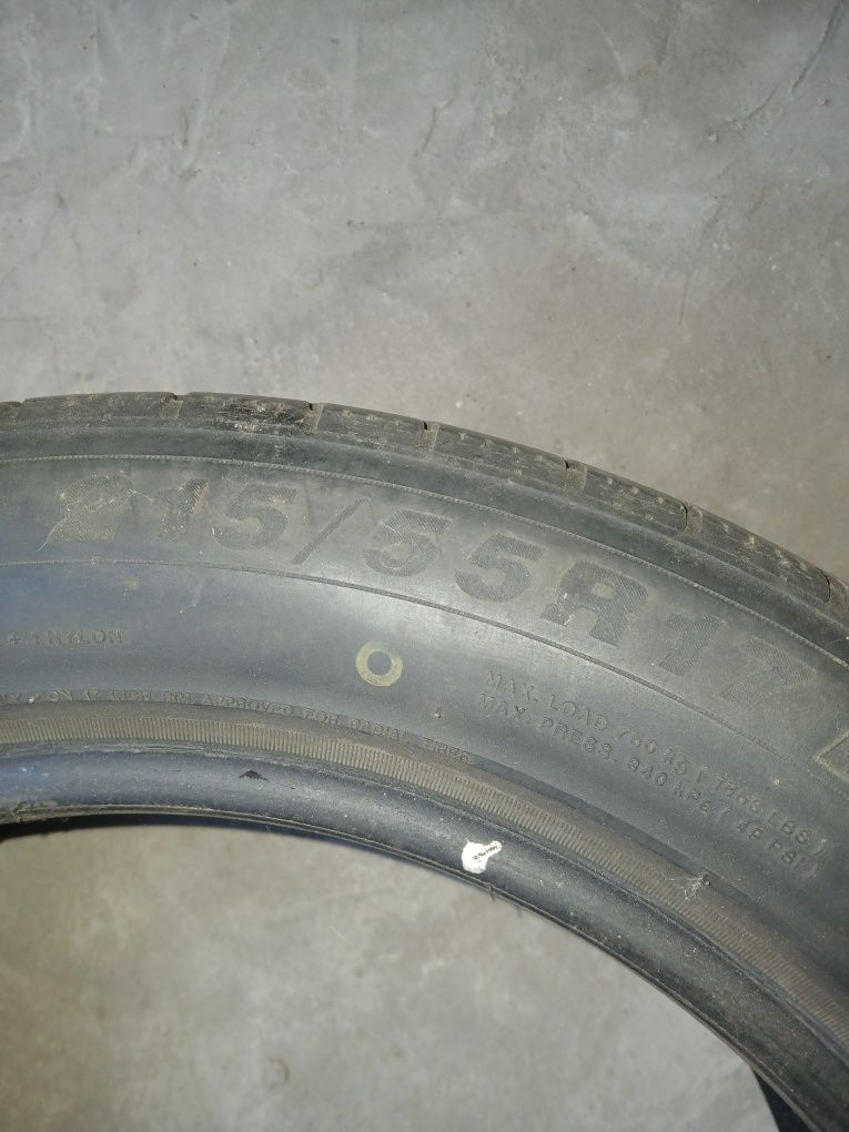 Резина бу 215/55 r.17