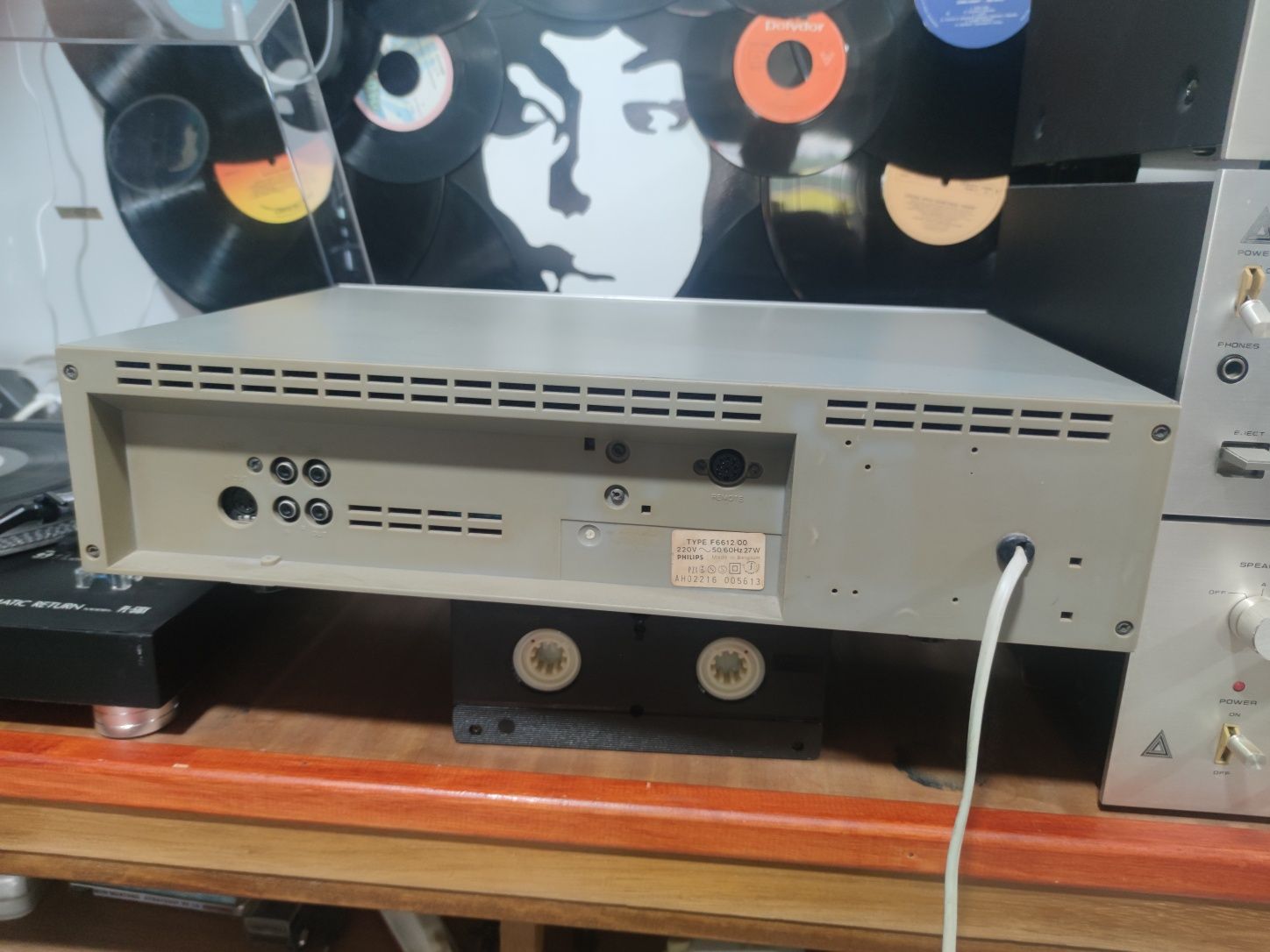 PHILIPS F6612 Vintage Leitor Deck de Cassete Estéreo AVARIA