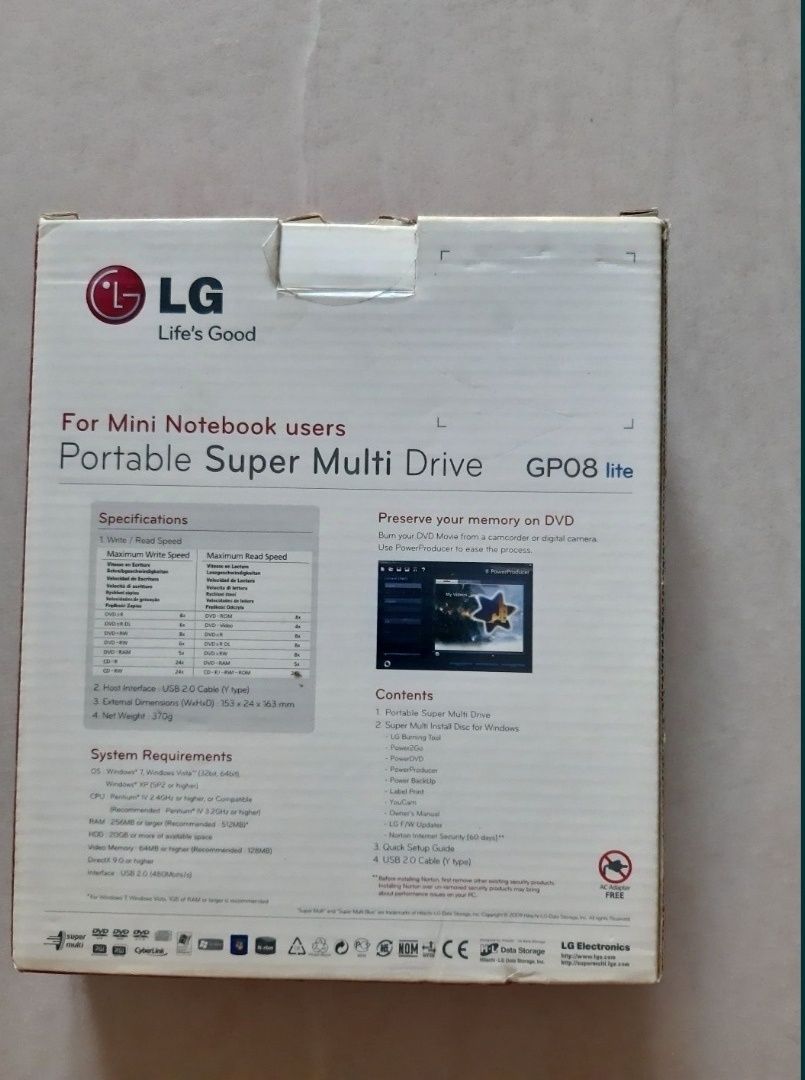 Leitor DVD portátil