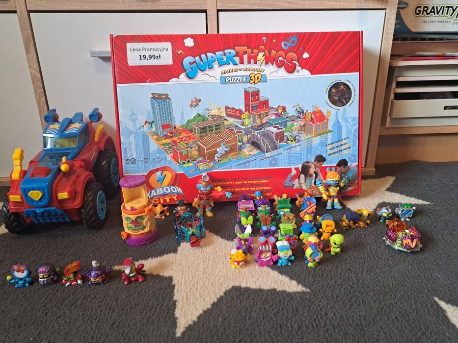 Zestaw Super Zings + miasto 3D+ pojazd