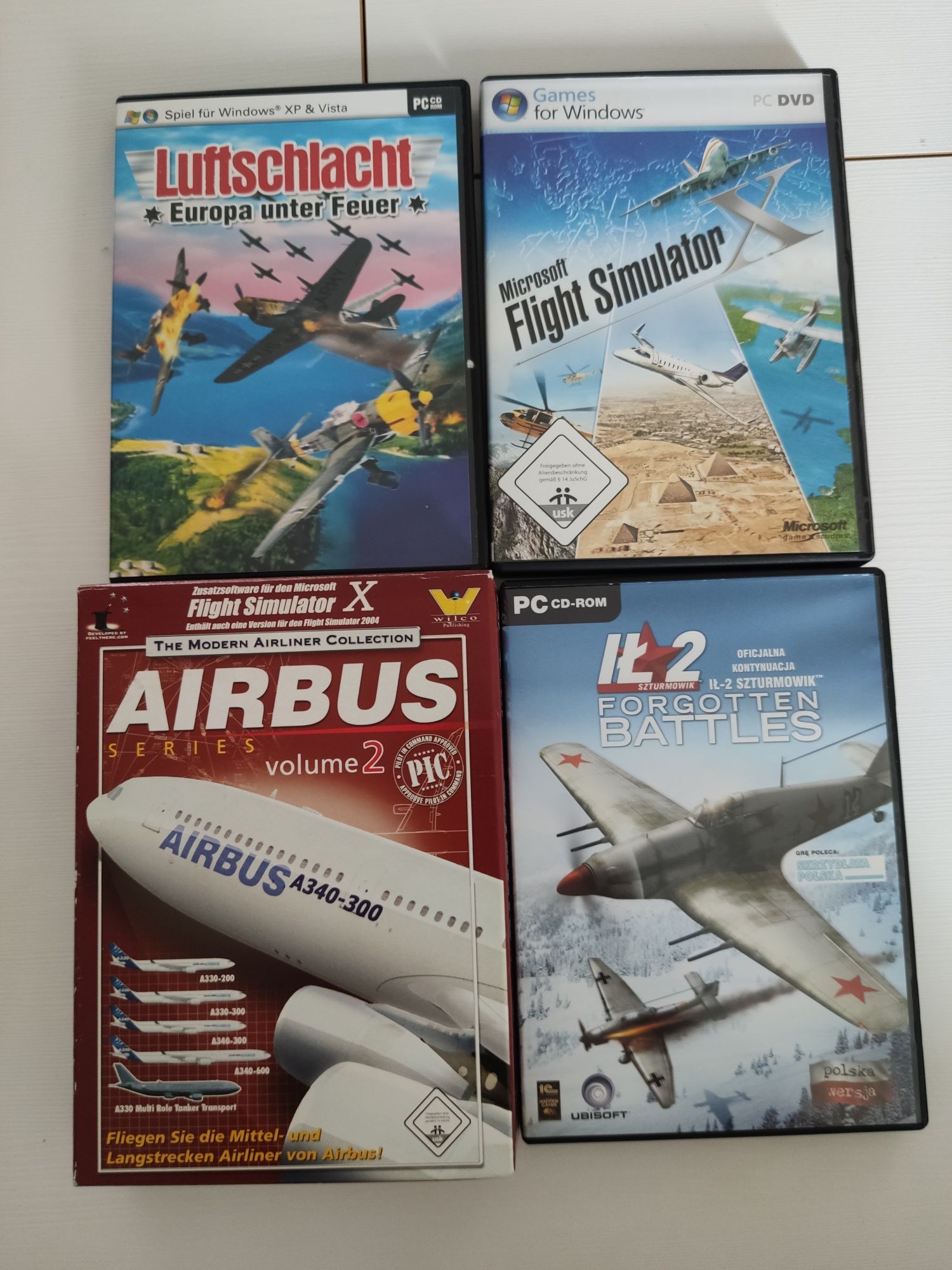 Gry komputerowe pc symulatory lotnicze fsx flight simulator ił2 airbus