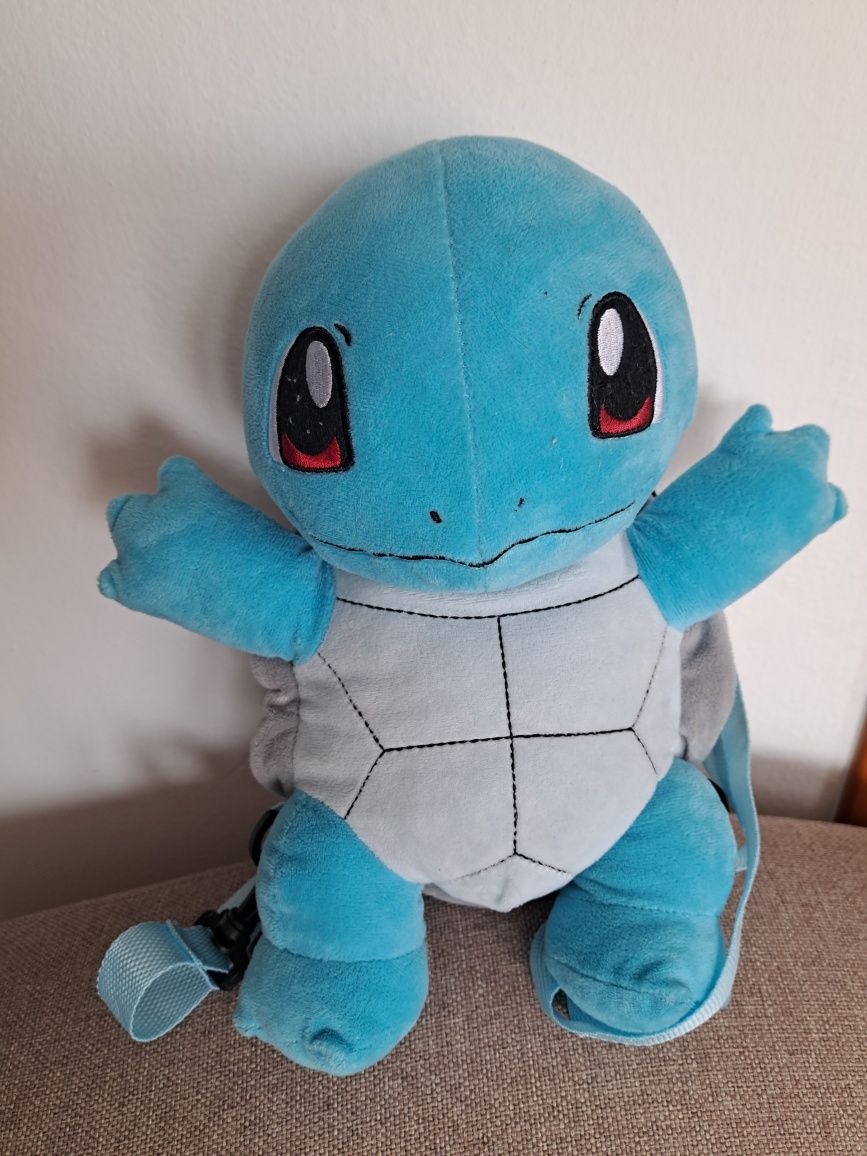 Pokemon  nowy Squirtle maskotka plecaczek-35 cm.