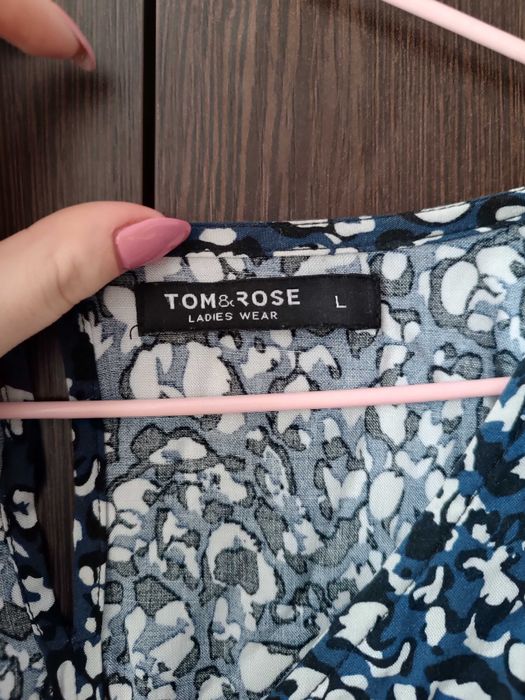 Sukienka w niebieską panterkę Tom&Rose