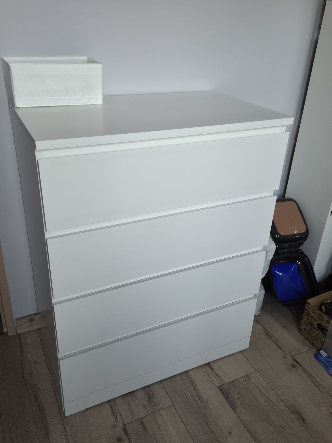 IKEA MALM biała komoda 4 szuflady 80x100 cm Nowa