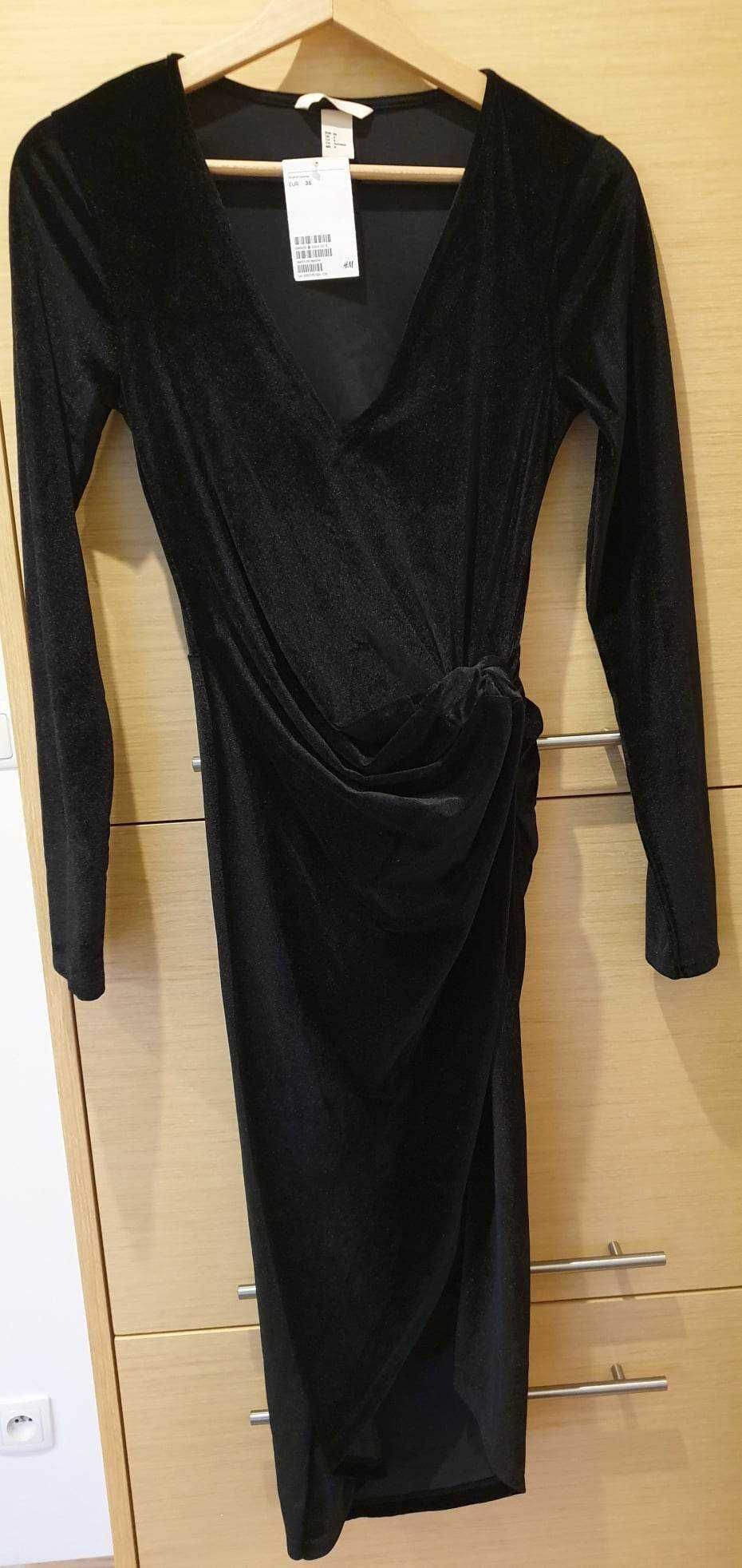 Mała czarna sukienka H&M 36