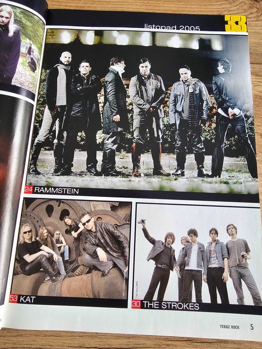 Teraz Rock (33) 11/2005 - Carlos Santana, Rammstein, Helloween, Hey