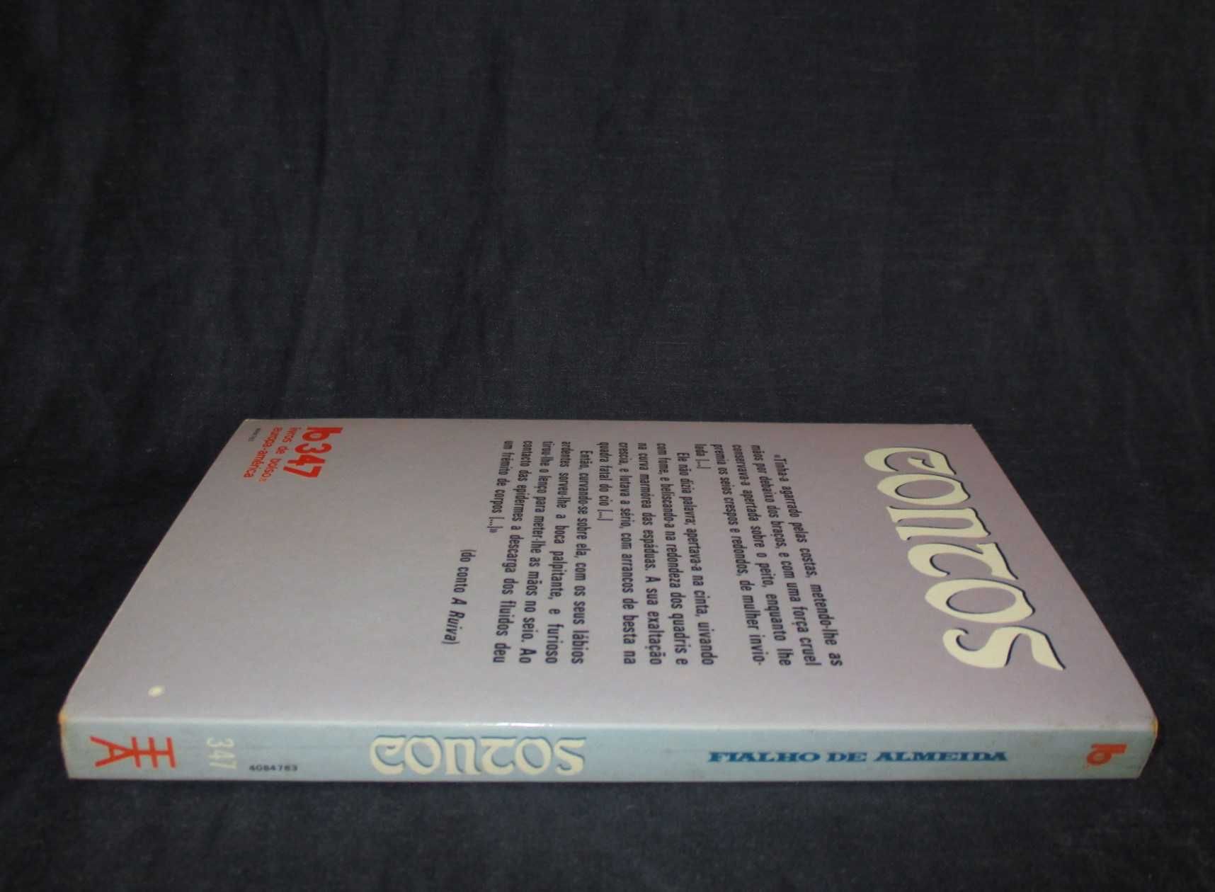 Livro Contos Fialho de Almeida Livros de Bolso Europa-América