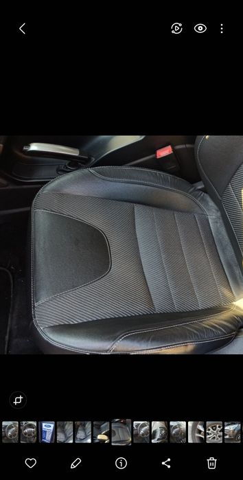 Fotel siedzenie kanapa półskóra ford kuga mk2