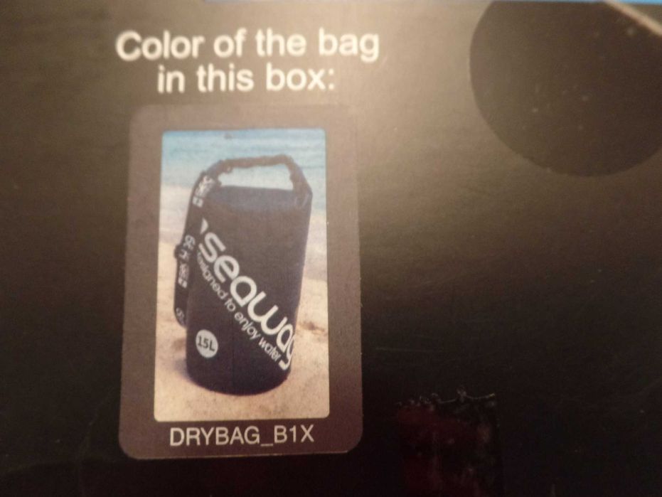 Saco Impermeável SEAWAG 15L Preto B1X (C8)